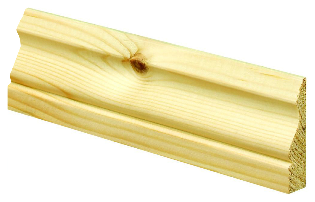 Wickes Ogee Pine Architrave - 19 x 69 x 2100mm - Pack of 5