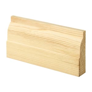 Wickes Ovolo Pine Architrave - 20.5mm x 69mm x 2.1m Pack of 5