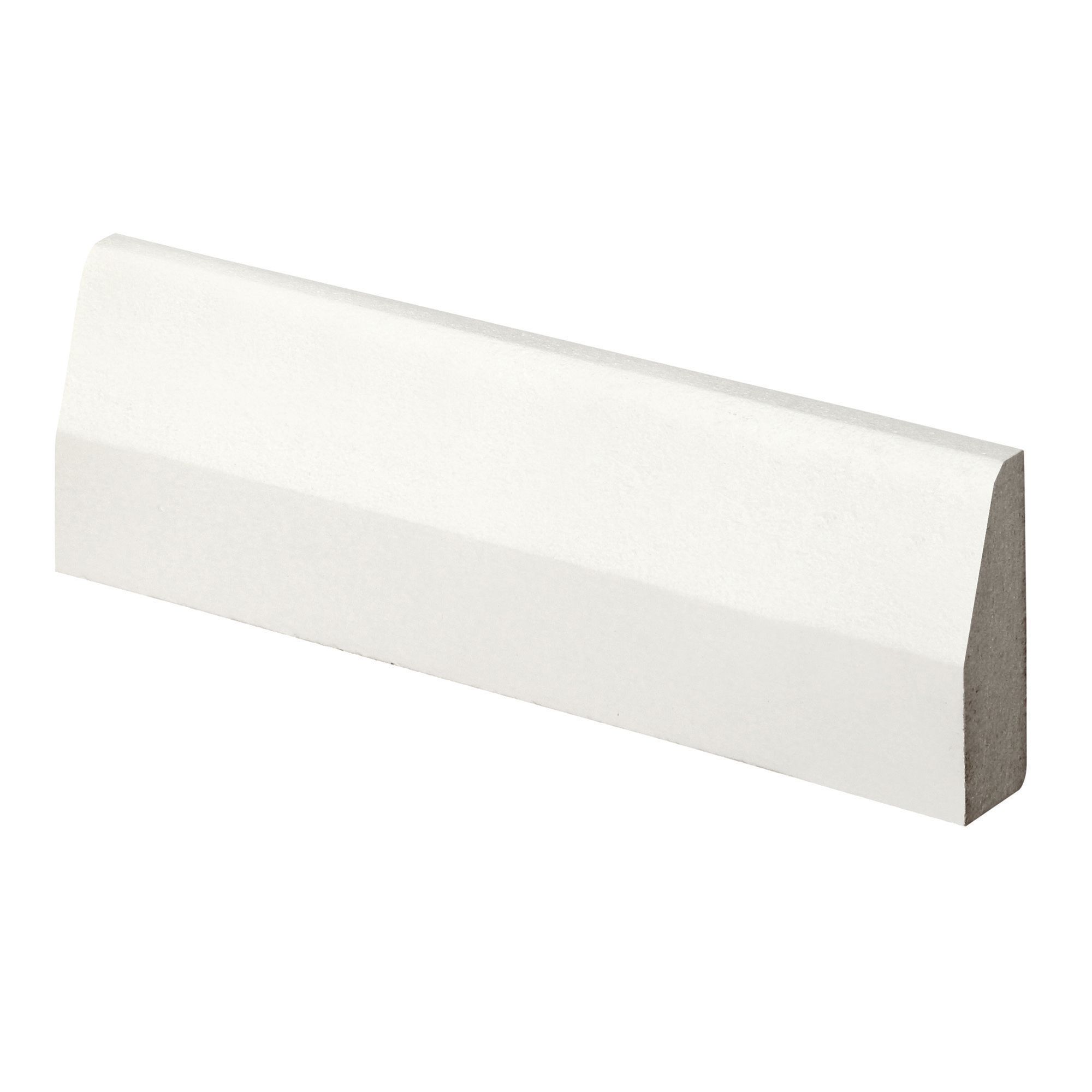 Image of Wickes Chamfered Primed MDF Architrave - 14.5mm x 44mm x 2.1m