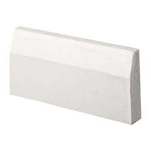 Wickes Chamfered Primed MDF Architrave - 18mm x 69mm x 2.1m