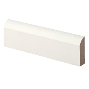 Wickes Bullnose Primed MDF Architrave - 14.5mm x 44mm x 2.1m