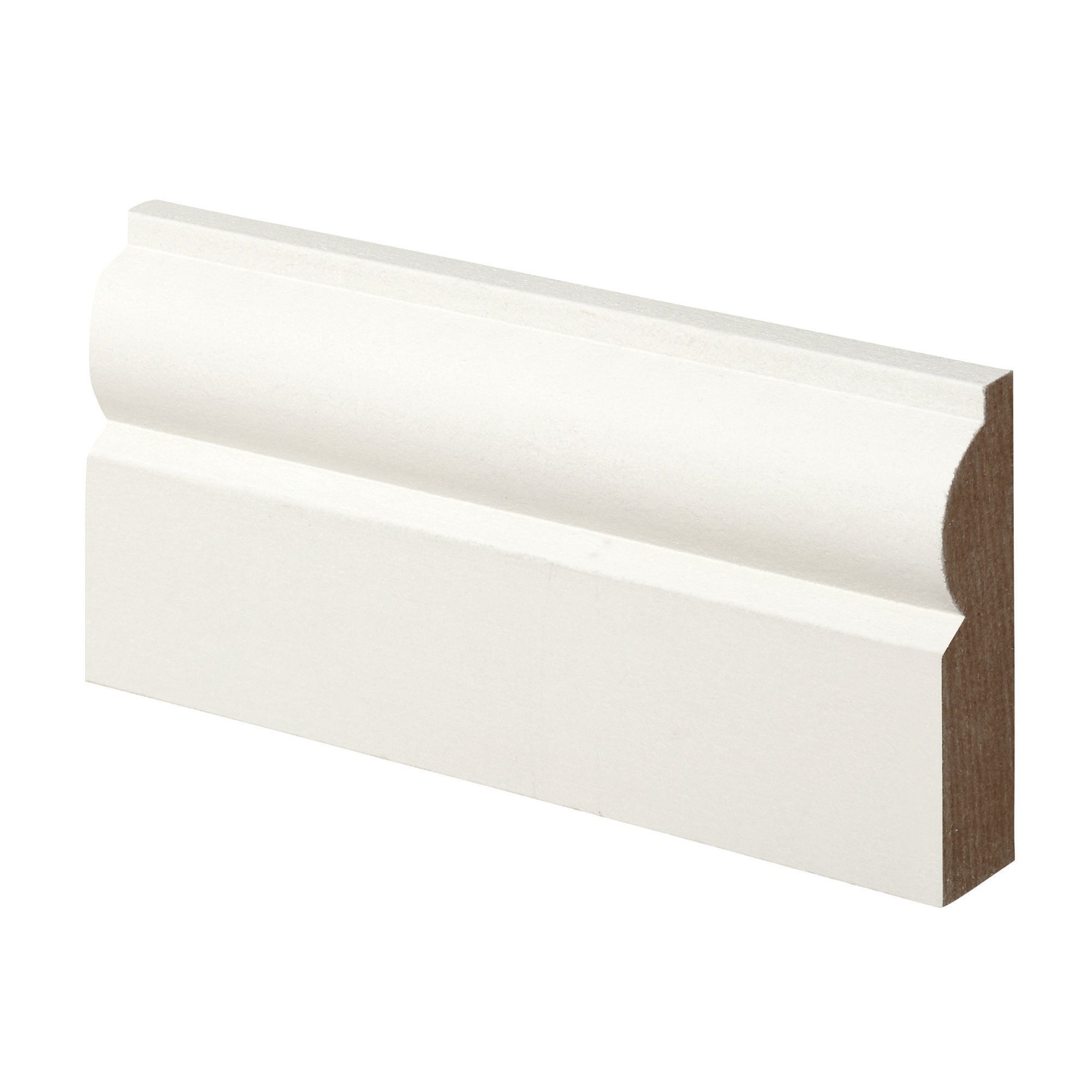 Wickes Torus Primed MDF Architrave - 18mm x 69mm x 2.1m