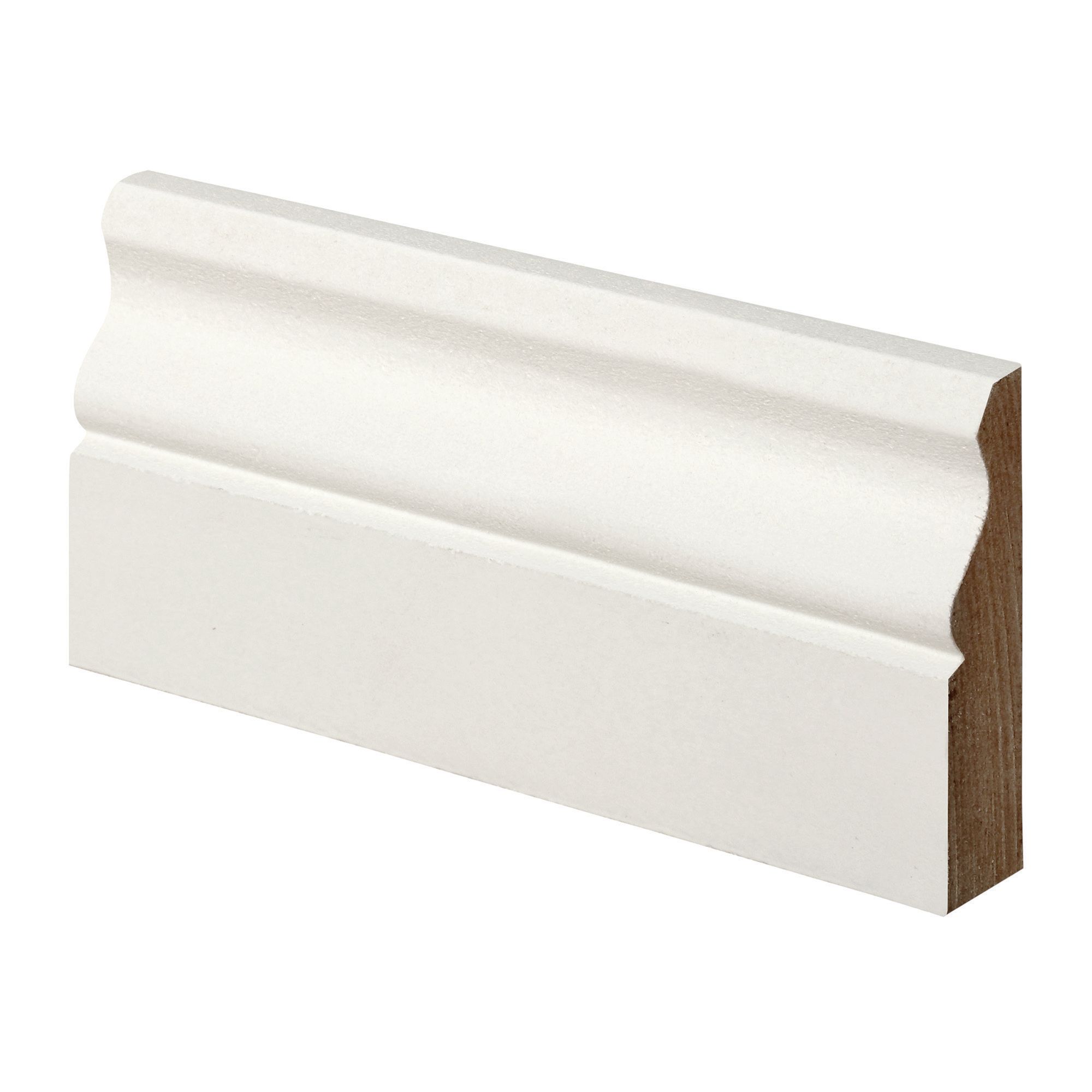 Image of Wickes Ogee Primed MDF Architrave - 18mm x 69mm x 2.1m Pack of 5
