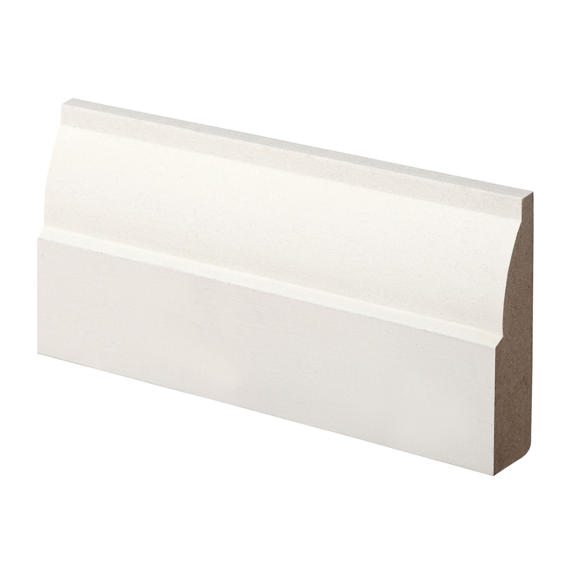 Image of Wickes Ovolo Primed MDF Architrave - 18mm x 69mm x 2.1m Pack of 5