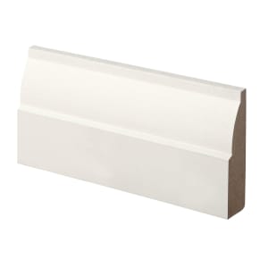 Wickes Ovolo Primed MDF Architrave - 18mm x 69mm x 2.1m Pack of 5
