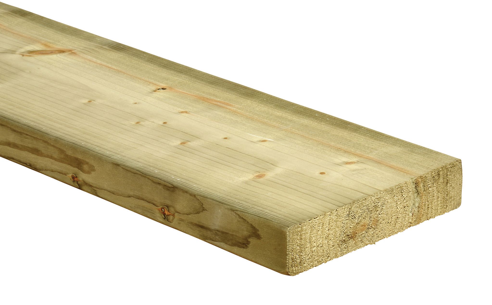 Wickes C16 Treated Kiln Dried Timber - 45 x 220 x 3600mm