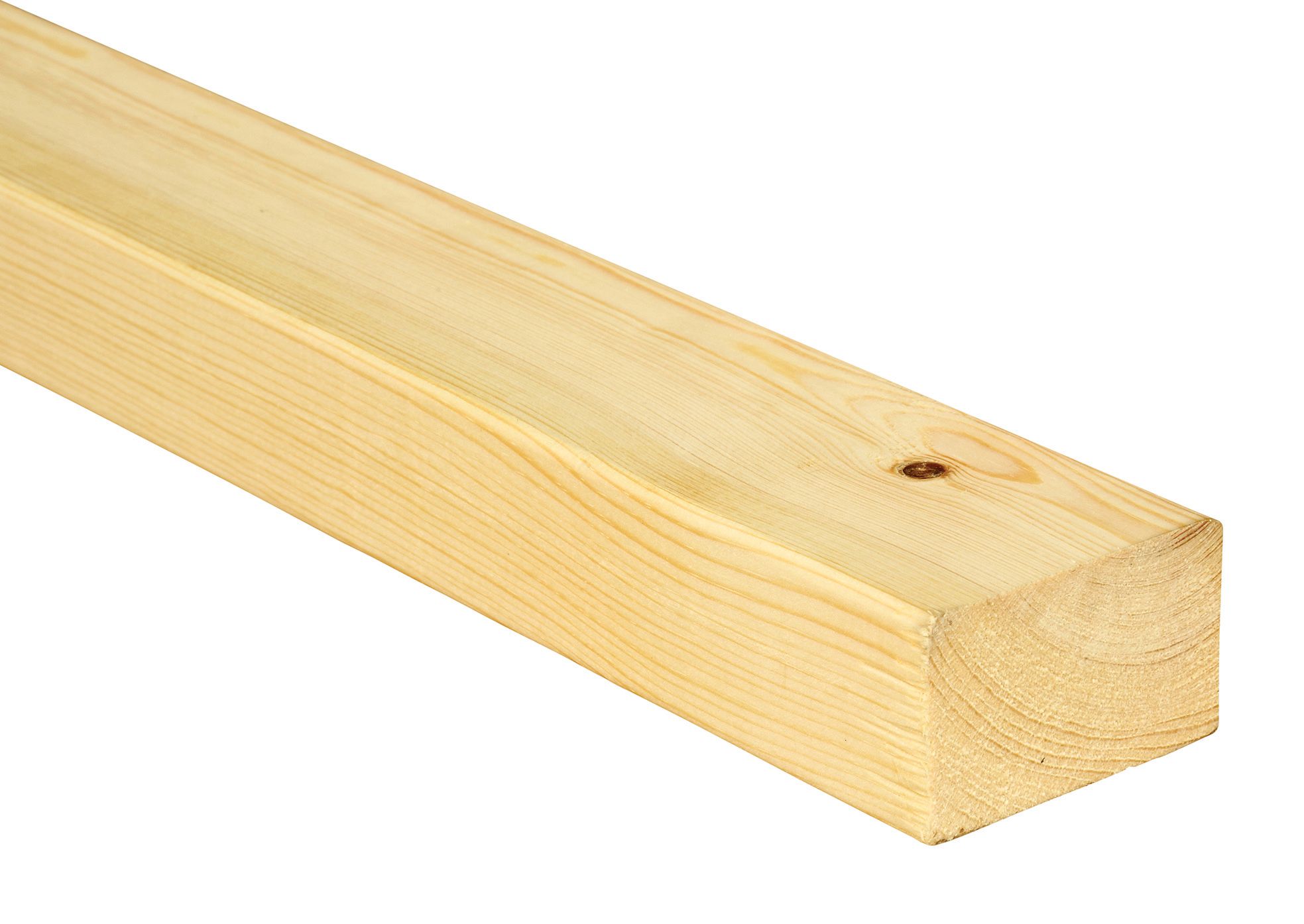 Wickes FSC Certified Yellow Studwork CLS Untreated Timber Wood - 38x63x2400mm