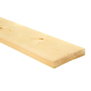 Wickes Redwood PSE Timber - 20.5mm x 119mm x 2.4m