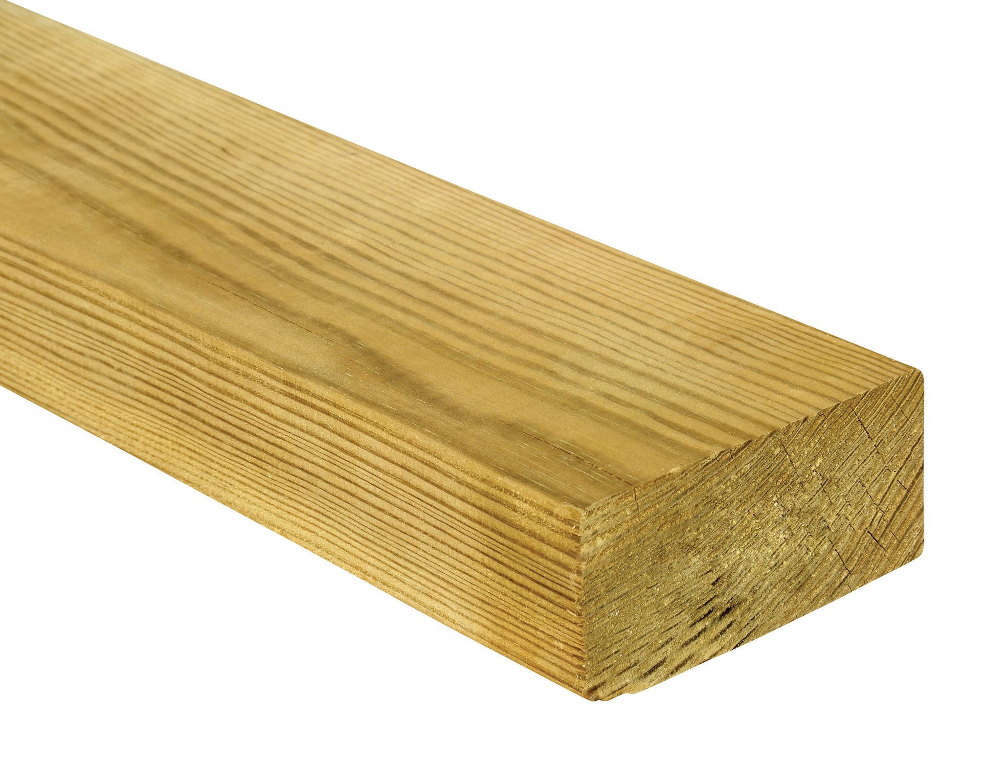 Image of Wickes Kiln Dried Yellow Pressure Treated C16 Timber Spruce - 45x95x2400mm