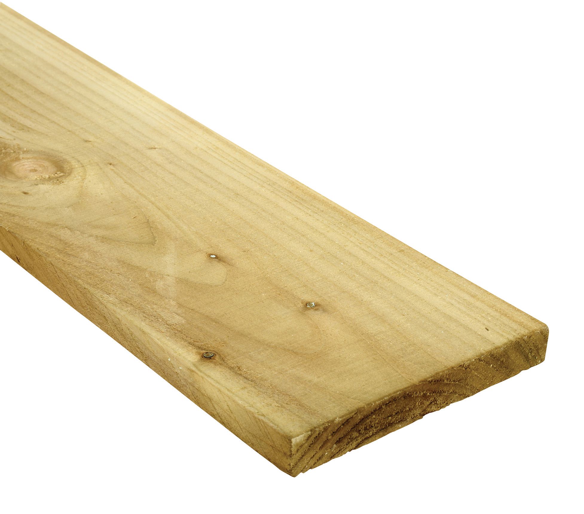 Image of Wickes Kiln Dried Treated Sawn Spruce Timber - 22x150x3000mm