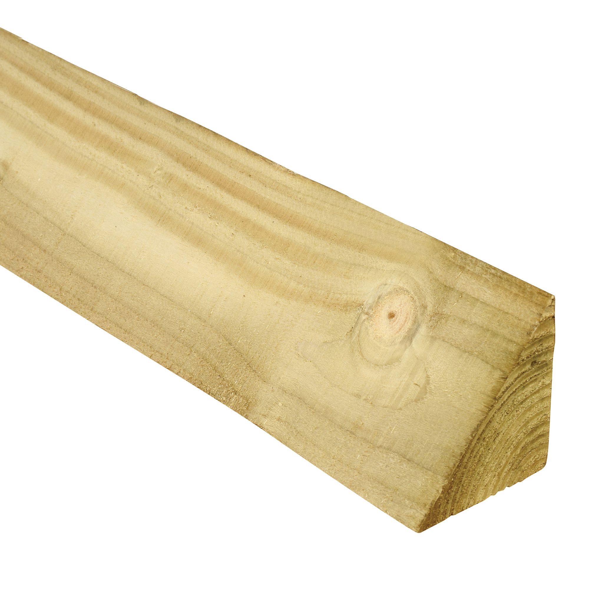 Image of Wickes Arris Rail - 75 x 75 x 100mm x 2.4m Pack of 4