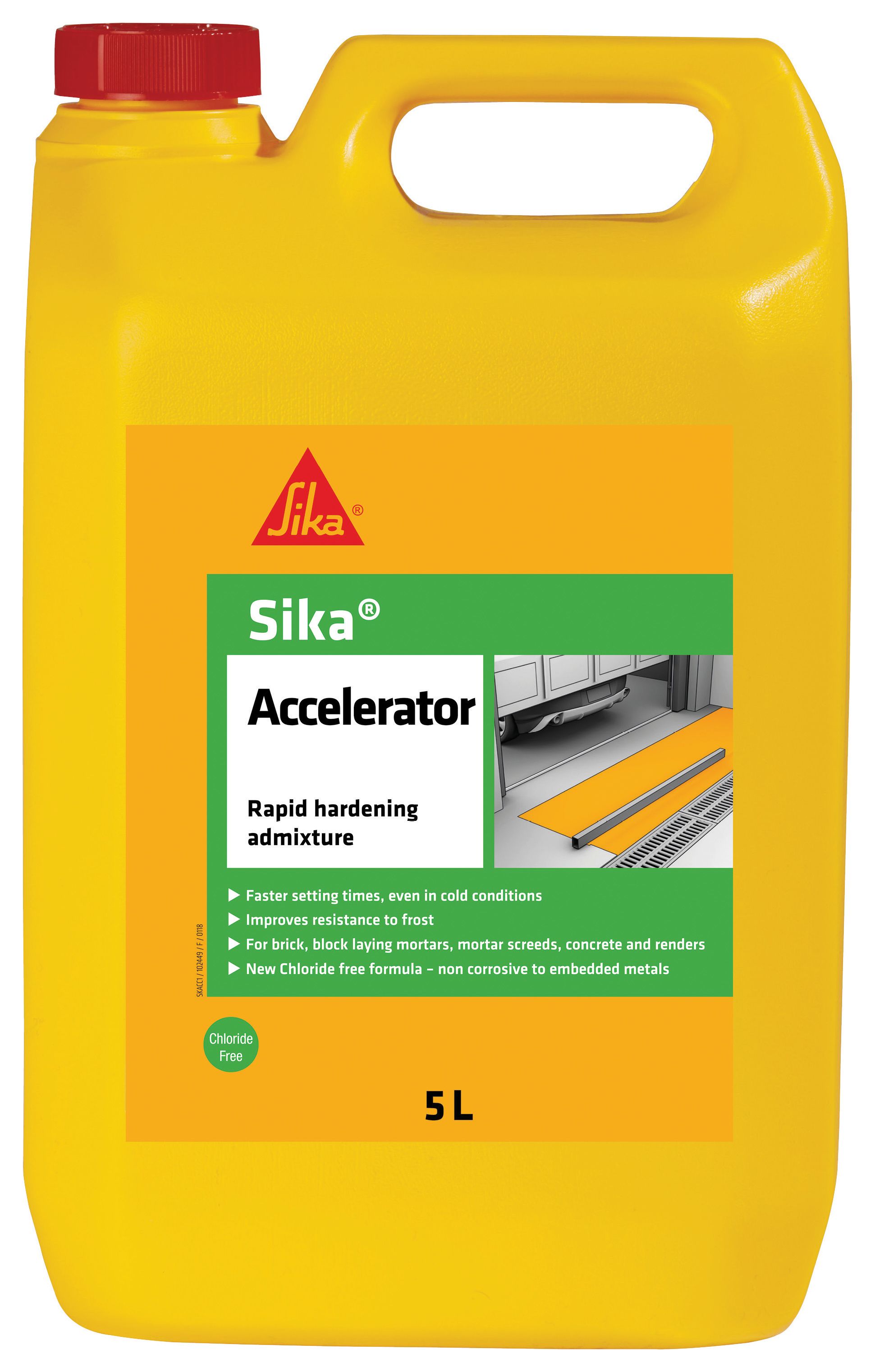 Image of Sika Accelerator Rapid Hardening Admixture - 5L