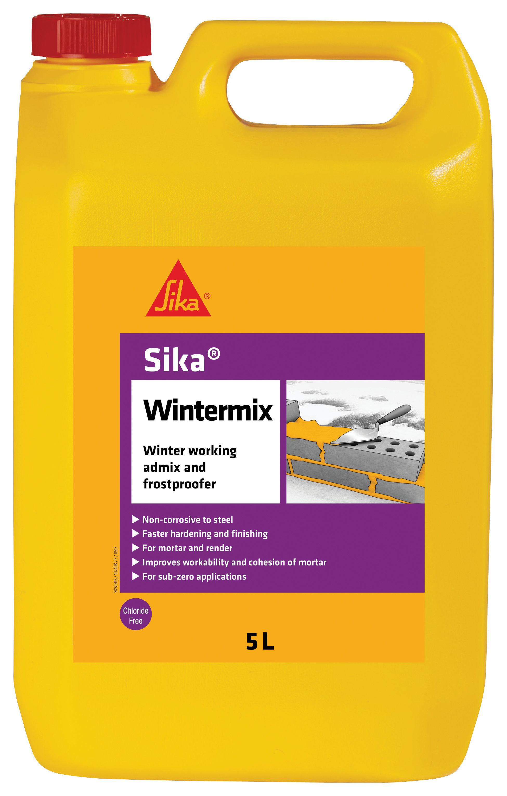Sika Wintermix Chloride Free Admix & Frostproofer - 5L