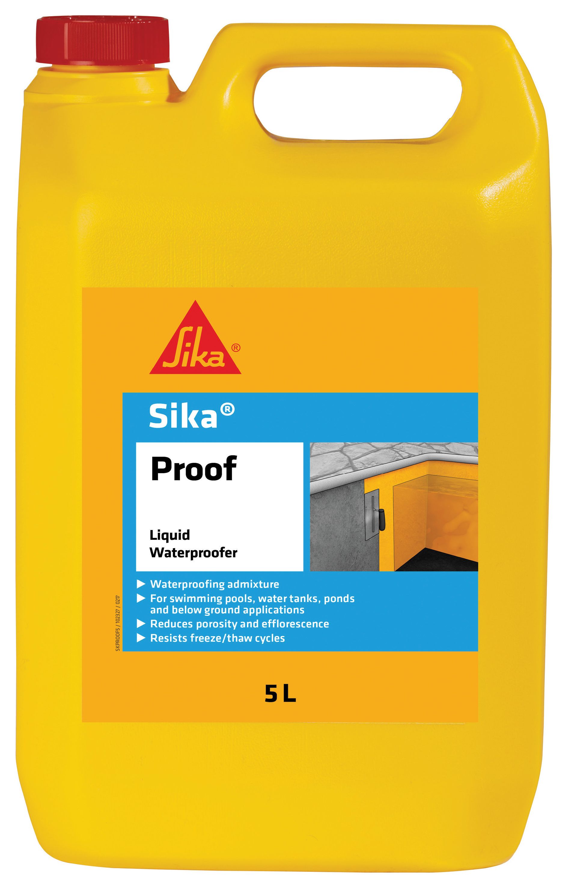 Image of Sika Proof Liquid Waterproofing Admixture - 5L