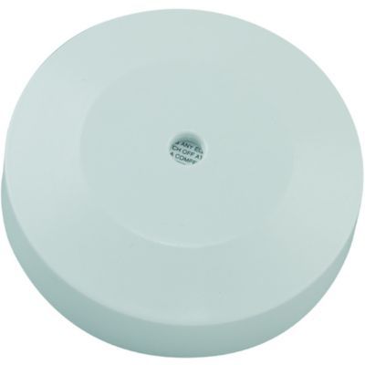 Image of Wickes 3 Terminal & Earth Ceiling Rose - White