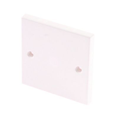 Image of Wickes Flex Outlet Blanking Plate - White