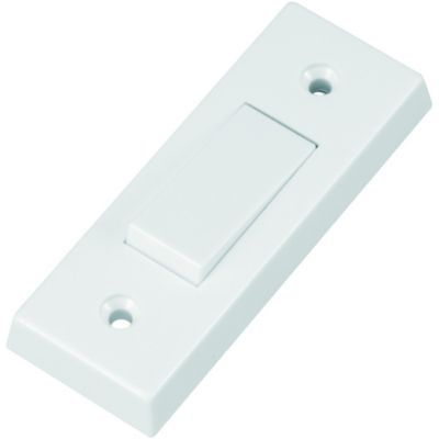 Wickes Architrave 1 Gang Light Switch - White