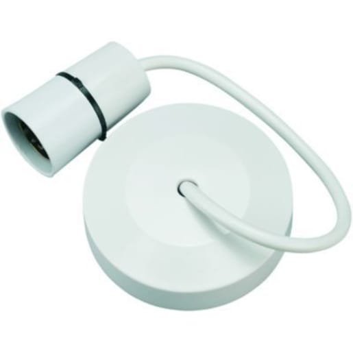 Wickes Ceiling Pendant Rose With 9in Cable White Co Uk - Wickes Ceiling Light Pendant
