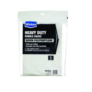 Wickes Heavy Duty Woven Bags - Pack of 5