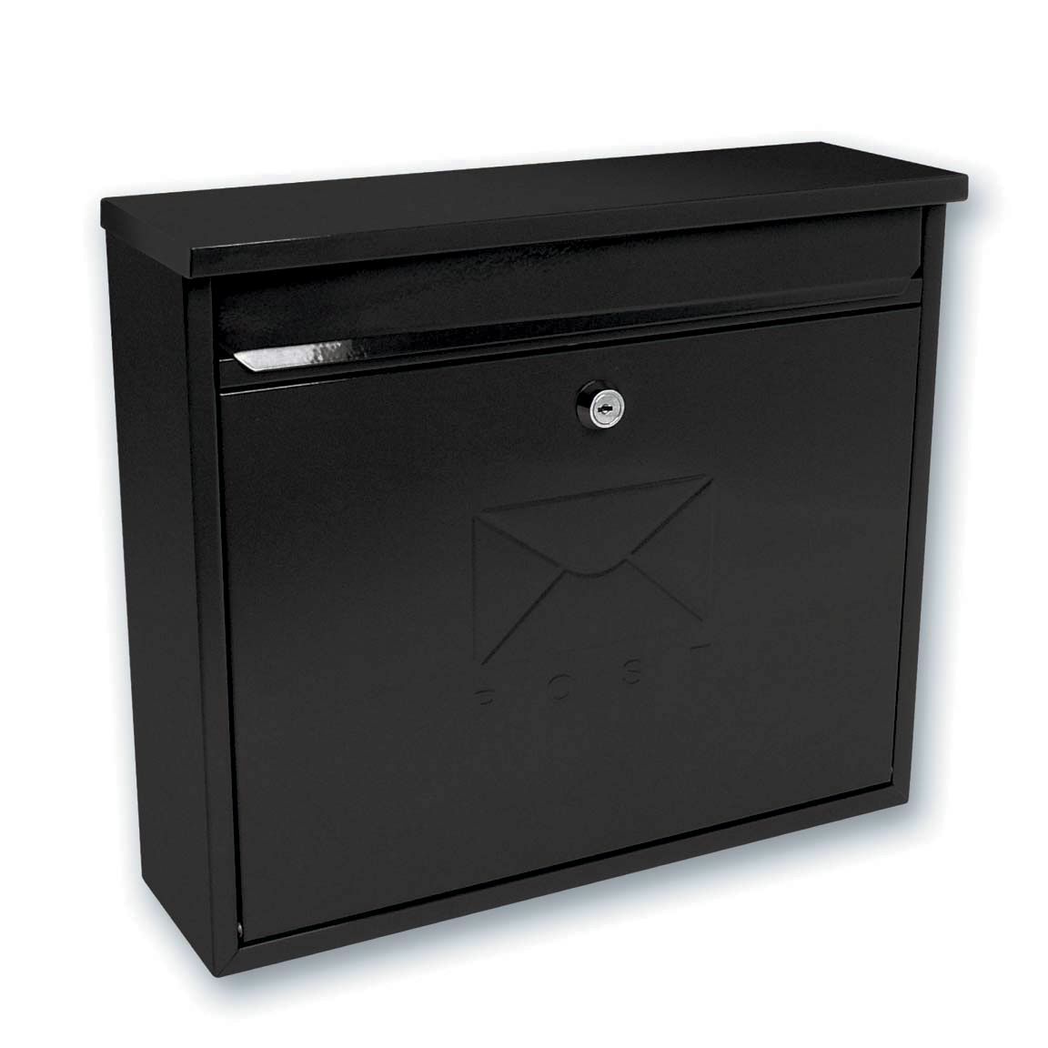 Image of Sterling MB02BK Elegance Post Box - Black
