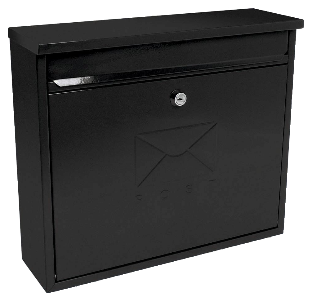 Sterling Elegance Post Box - Black