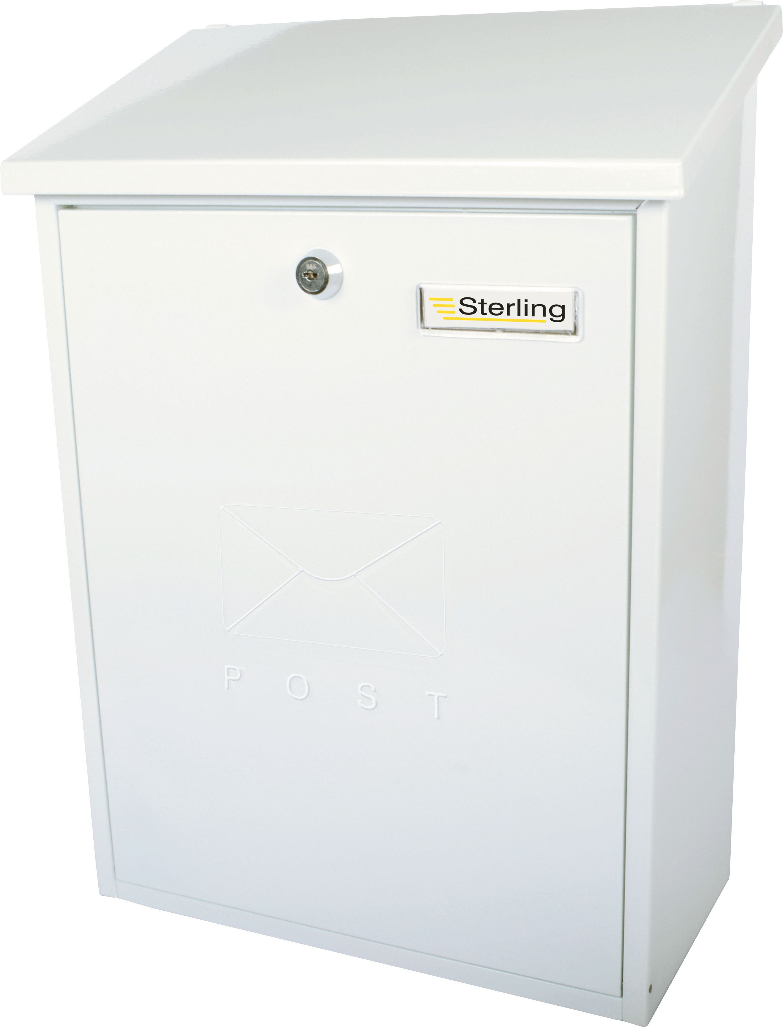 Image of Sterling MB04 Grand Post Box - White