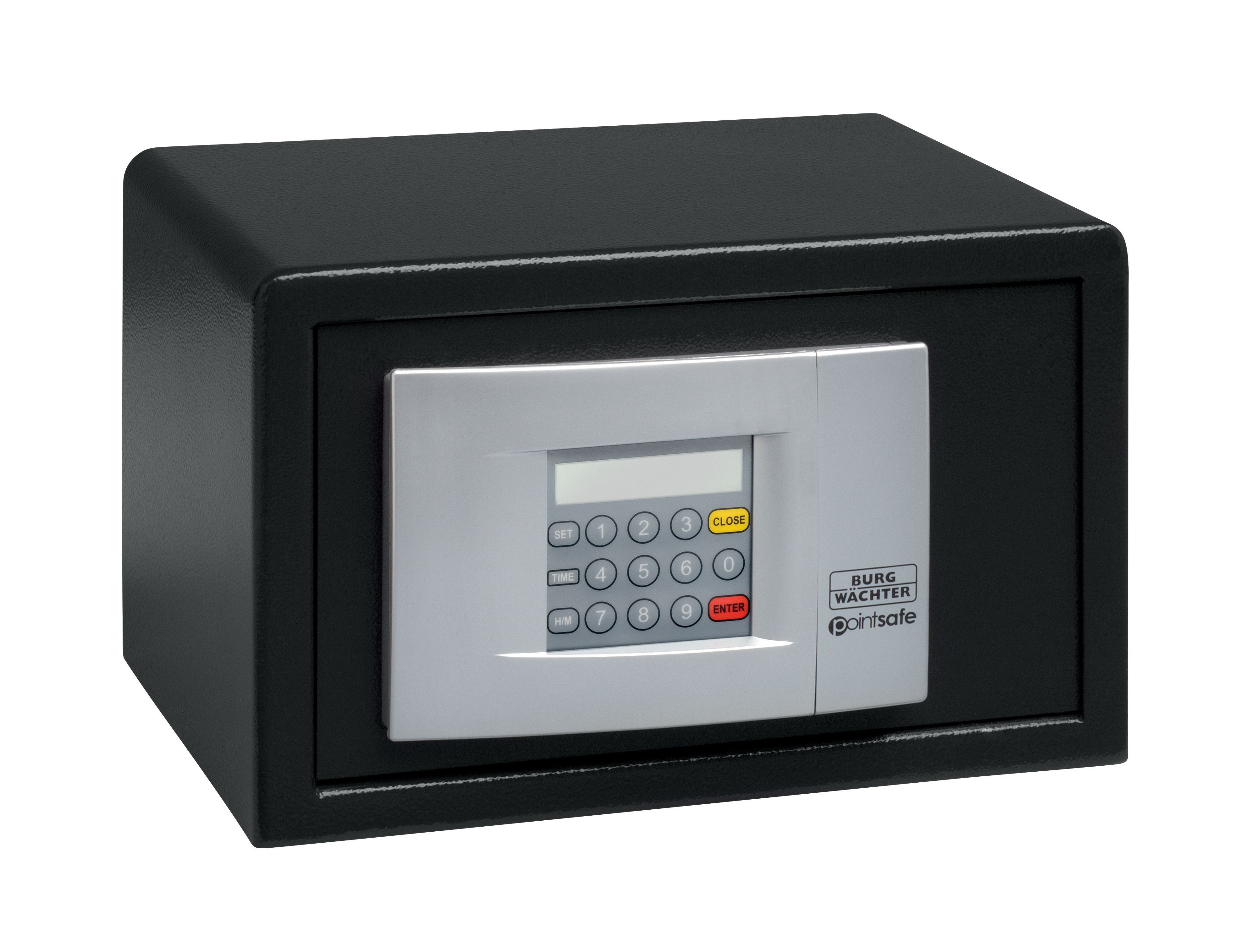 Burg-Wachter Black Pointsafe Electronic Home Safe - 6.7L