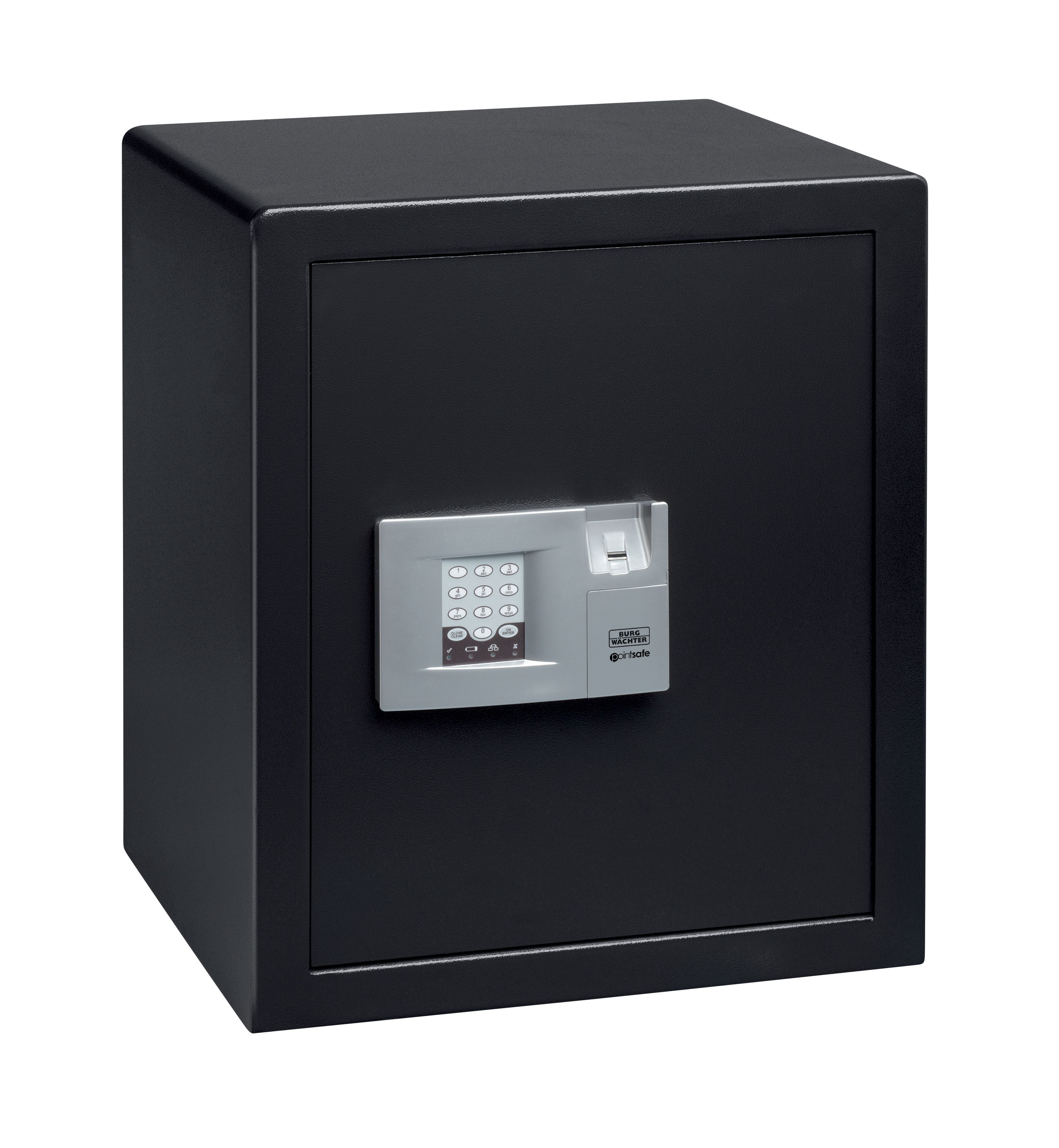 Image of Burg-Wachter Black Pointsafe Electronic Home Safe with Fingerscan - 57.9L