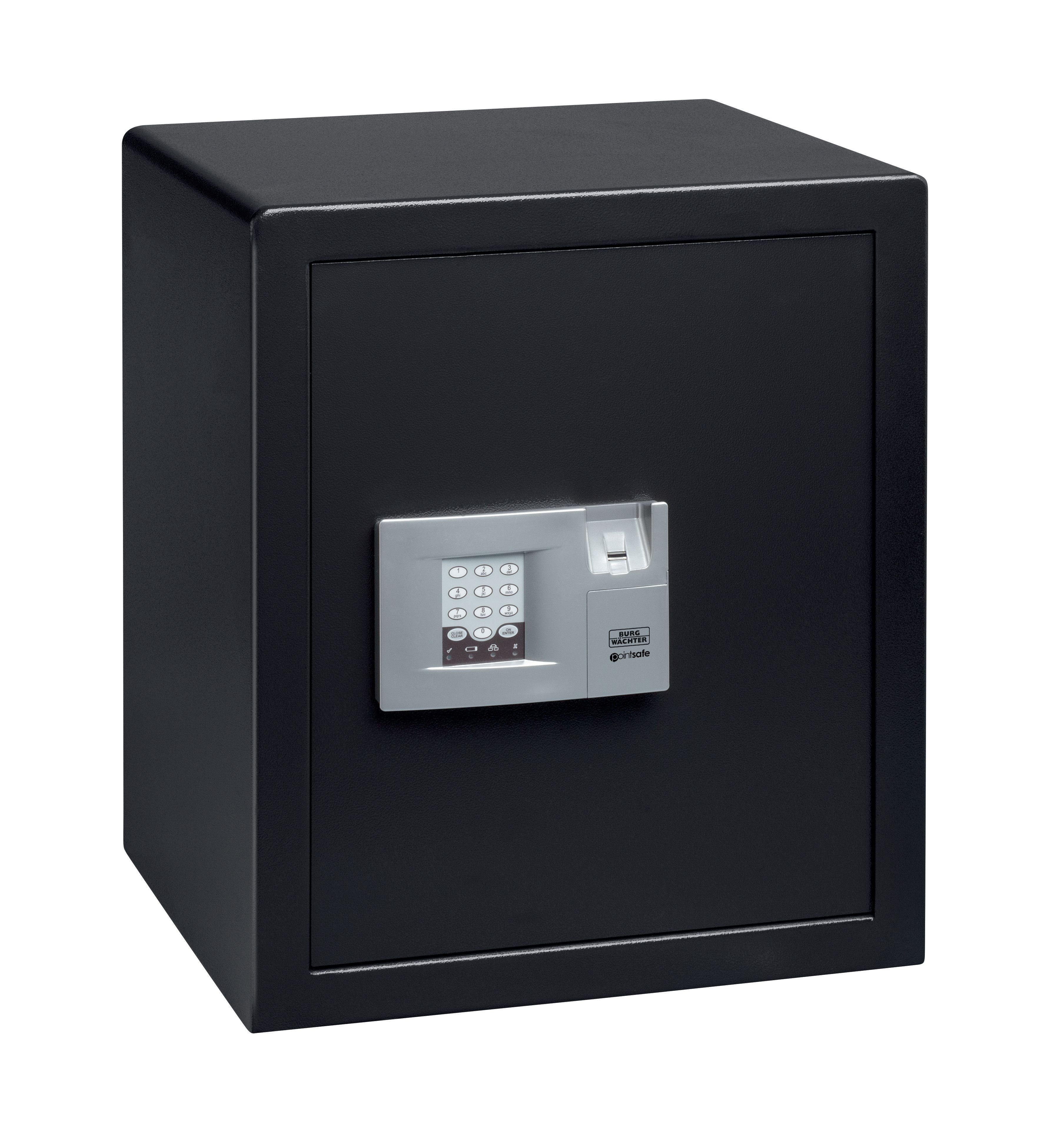 Burg-Wachter Black Pointsafe Electronic Home Safe with Fingerscan - 57.9L