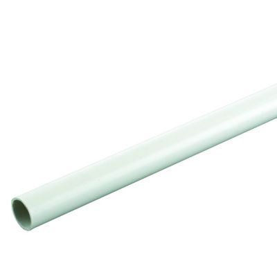 Image of TTE White Round Conduit - 20 x 2000mm