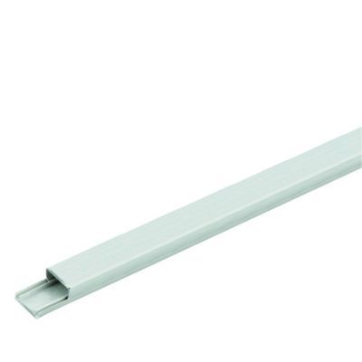 TTE White Mini Trunking - 12 x 8 x 2000mm