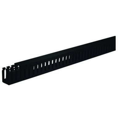 Wickes SelfAdhesive Slotted Trunking Black 38 x 25mm x 2m Wickes.co.uk