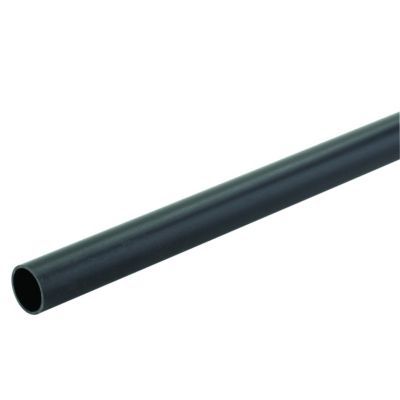 Image of TTE Black Round Conduit - 25 x 2000mm