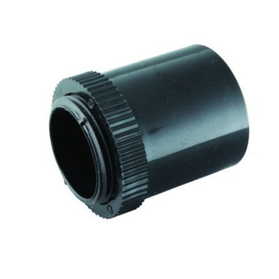 Image of TTE Black Male Conduit Adaptor - 25mm - Pack of 2