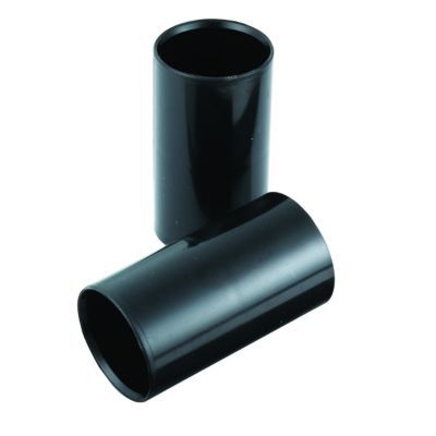 TTE Black Conduit Coupler - 25mm - Pack of 2