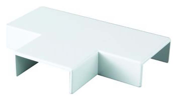 TTE White Flat Tee Mini Trunking - 38 x 16mm