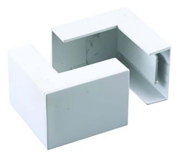 TTE White Outside Angle Mini Trunking - 38 x 16mm - Pack of 2