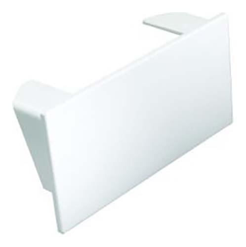 TTE White Maxi Trunking End Cap - 100 x 50mm - Pack of 2