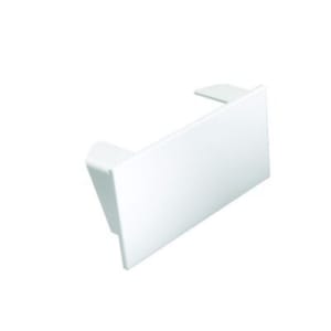 TTE White Maxi Trunking End Cap - 100 x 50mm - Pack of 2