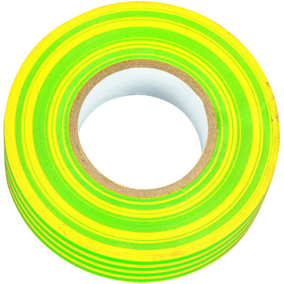 Image of Deta Green & Yellow PVC Electrical Insulation Tape - 20m x 19mm