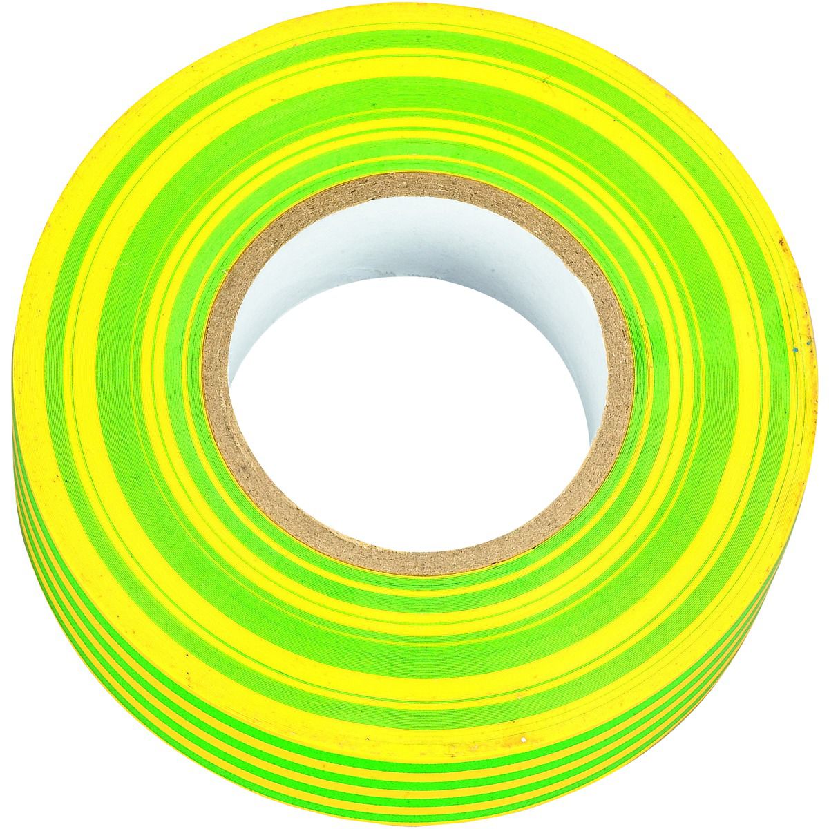 Image of Deta Green & Yellow PVC Electrical Insulation Tape - 20m x 19mm - Pack of 10