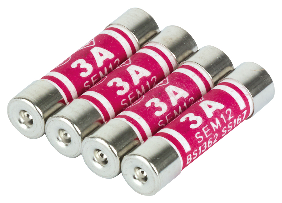 Image of Deta 3A Fuse - Pack of 4