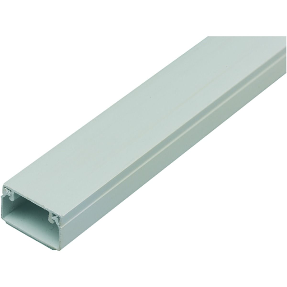 Image of TTE White Self-Adhesive Mini Trunking - 25 x 16 x 2000mm