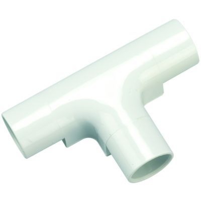 TTE White Conduit Inspection Tee - 20mm