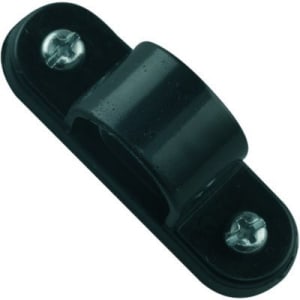 Wickes Conduit Spacer Bar Saddle - Black 20mm Pack of 5