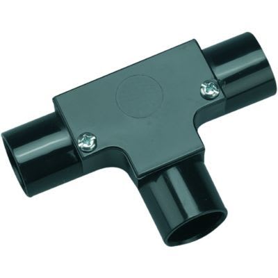Wickes Trunking Inspection Tee Black 20mm Wickes.co.uk