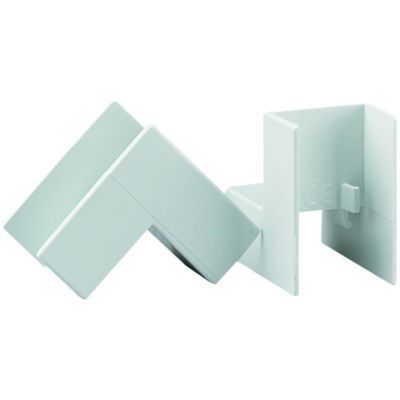 Image of TTE White Inside Angle Mini Trunking - 25 x 16mm - Pack of 2