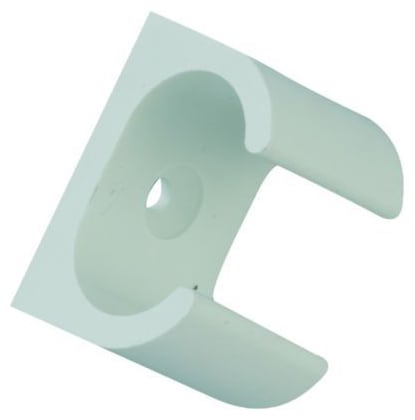 Wickes Oval Conduit Clip White 16mm Pack of 5 Wickes.co.uk
