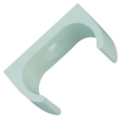 Wickes Oval Conduit Clip White 20mm Pack of 5 Wickes.co.uk
