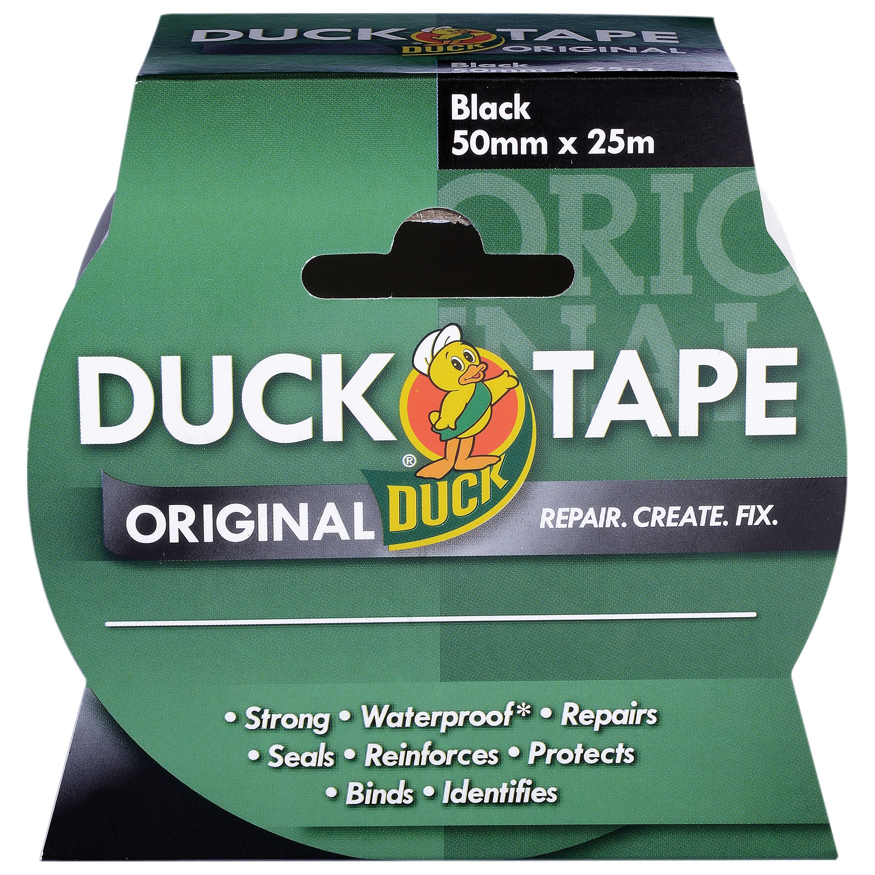 Duck 50mm x 25m Original Cloth Tape - White - Masking Tape 